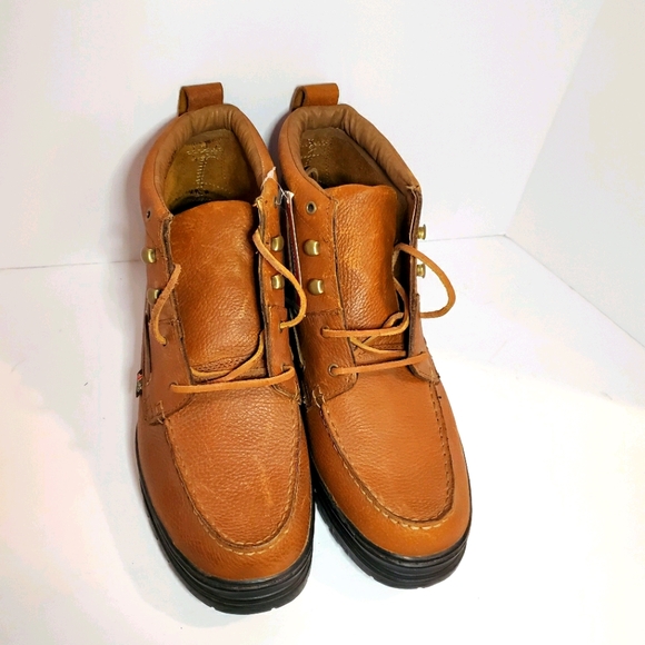 Justin Boots Other - Justin 995 Chukka Grizzly Tan Moc Toe Lace Up